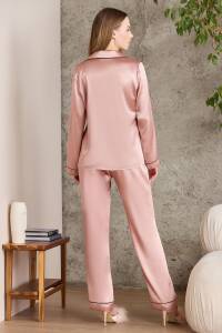 Pierre Cardin Saten Biyeli Pijama Takımı - 1200 - 3